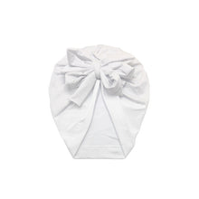 Baby Headband Hat Bowknot Print Cotton Stretchy Turban Headband Infant Head Wrap Beanie Hat Girls Headwear Baby Hair Accessories