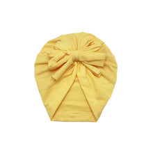 Baby Headband Hat Bowknot Print Cotton Stretchy Turban Headband Infant Head Wrap Beanie Hat Girls Headwear Baby Hair Accessories