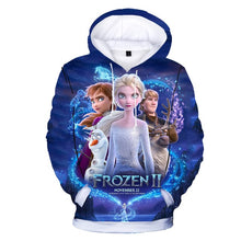 New Frozen 2 Elsa Anna Kids Baby Boys Girls Toddlers 3D printing Hoodies Cartoon Tracksuit Children Clothing Cute Sweatshirts