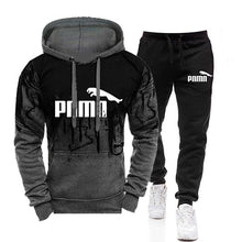 Casual Tracksuit Men 2 Pieces Sets Hooded Sweatshirts Spring Men's Clothes Pullover Hoodies Pants Suit Ropa Hombre Plus Size