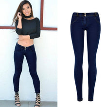 Low Waist Push Up Jeans Women Streetwear Skinny Pencil Pants Femme Fashion Super Stretch Slim Soft Legging Denim Pants Mujer