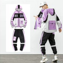 Tracksuit Mens Hip Hop Streetwear Men Suit Track Sweat Print Sweatsuit Male Sportswear Jackets Hoodie with Pants