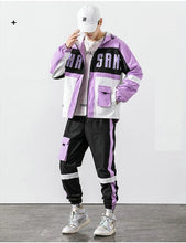 Tracksuit Mens Hip Hop Streetwear Men Suit Track Sweat Print Sweatsuit Male Sportswear Jackets Hoodie with Pants