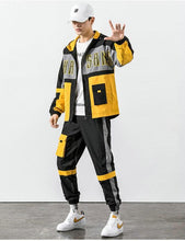 Tracksuit Mens Hip Hop Streetwear Men Suit Track Sweat Print Sweatsuit Male Sportswear Jackets Hoodie with Pants