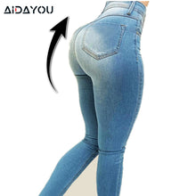 Womens Push Up Jeans Butt Lifting Jean Denim Pants Elastic Super Good Stretch Elastic Butt Lift