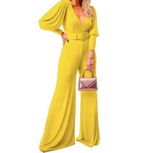 jumpsuit Women Solid Color Deep V Neck jump suit High Waist Jumpsuit Casual Pants Clubwear Outfit jumpsuit women monos mujer