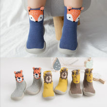 baby toddler shoes baby  shoes non-slip fox tiger  thickening shoes sock floor shoes Foot Socks Animal&fuit style