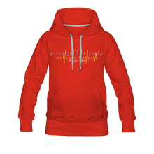 Women’s Premium Me Mine Jean Hoodie - red
